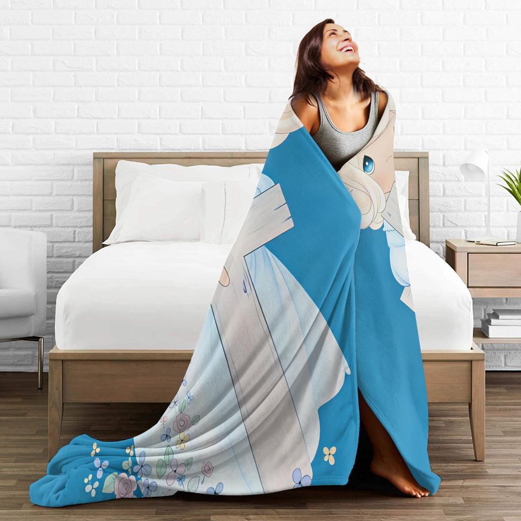 Precious Moments   Blankets  Super Warm Comfortable Plush Throw Blanket For Girls Boys Bedroom Flannel Bedspread Bed Cover