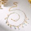 Sexy Double Layer Metal Starfish Shell Waist Chain For Women Rice Beads Ceramic Fish Scallops Belly Chain Vacation Body Jewelry