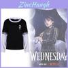 Mittwoch Staffel 2 Cosplay Hoodie Für Damen Mit Polyesterstoff Für Halloween-Partys