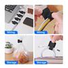 10PCS Releasable Cable Organizer Ties Mouse Earphones Wire Management Nylon Cable Ties Reusable Loop Hoop Tape Straps Tie