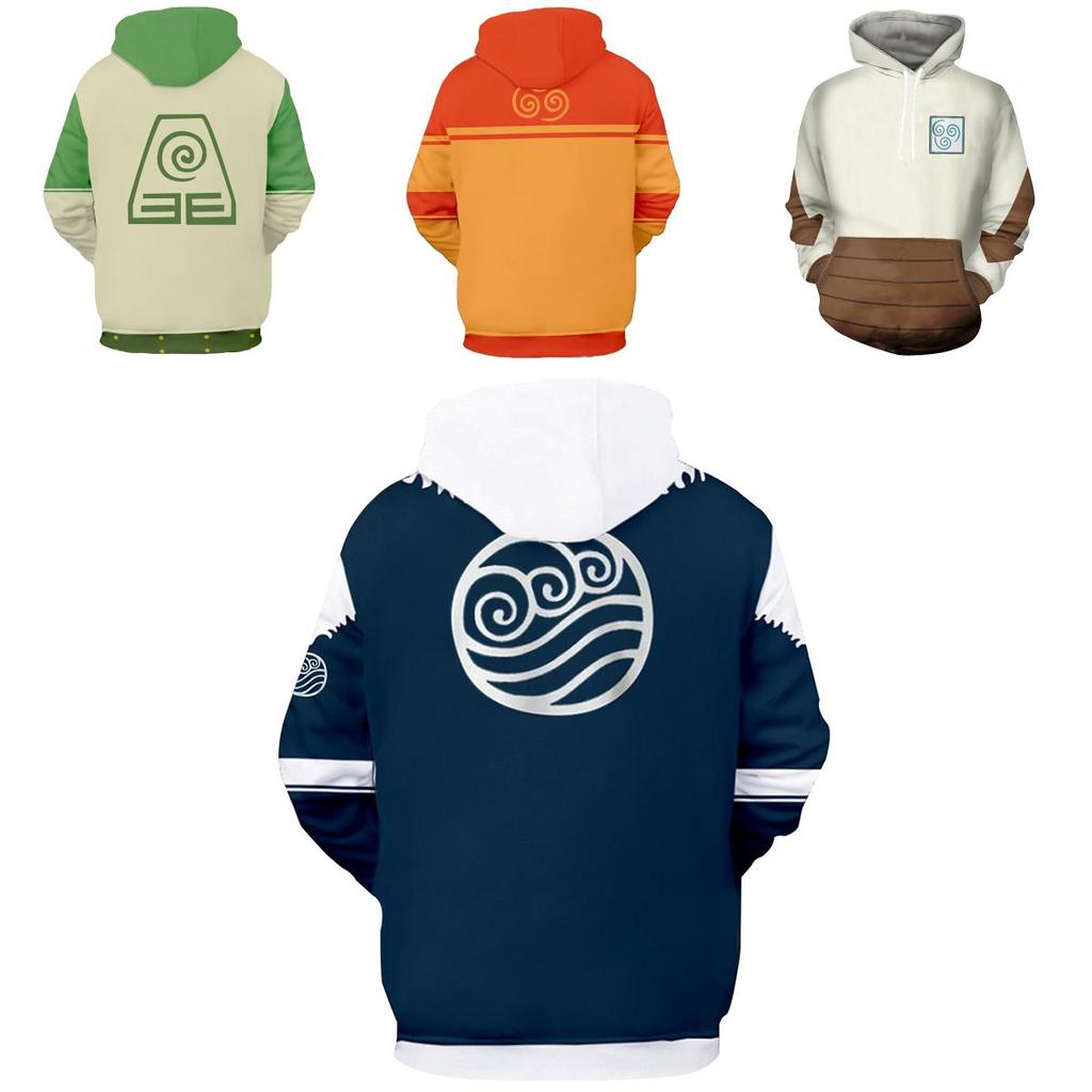 Luxurious Avatar The Last Airbender Hoodie Cosplay Costume Sweatshirt For Ultimate Comfort