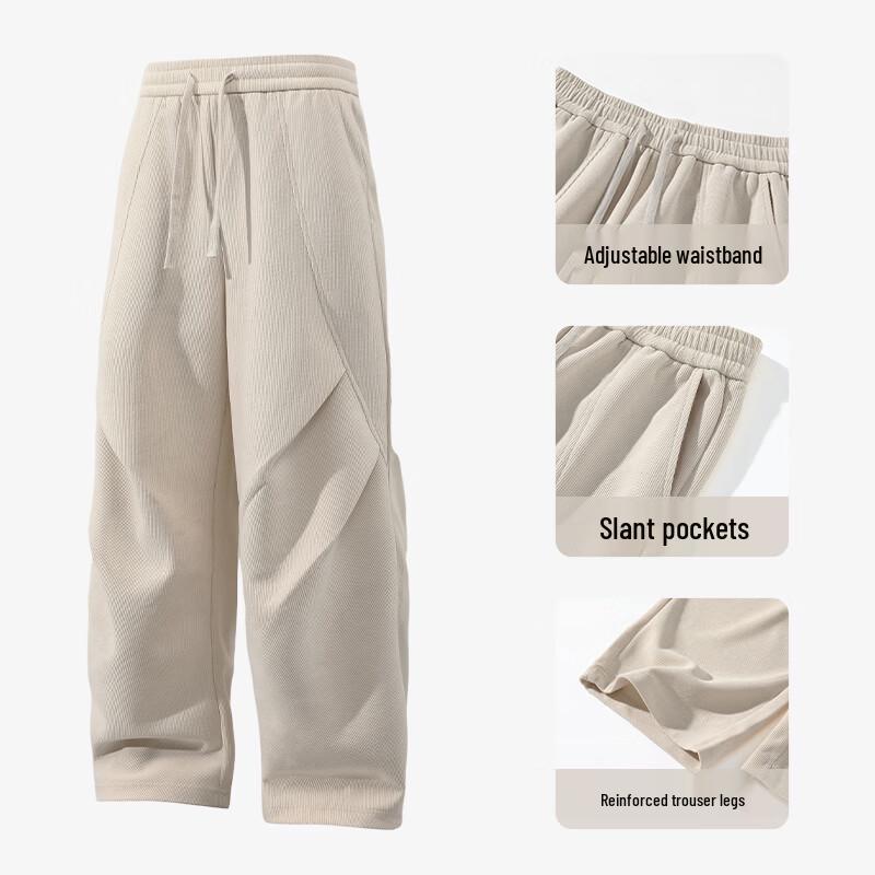 JEEP SPIRIT Men's Chenille Straight-Leg Casual Pants