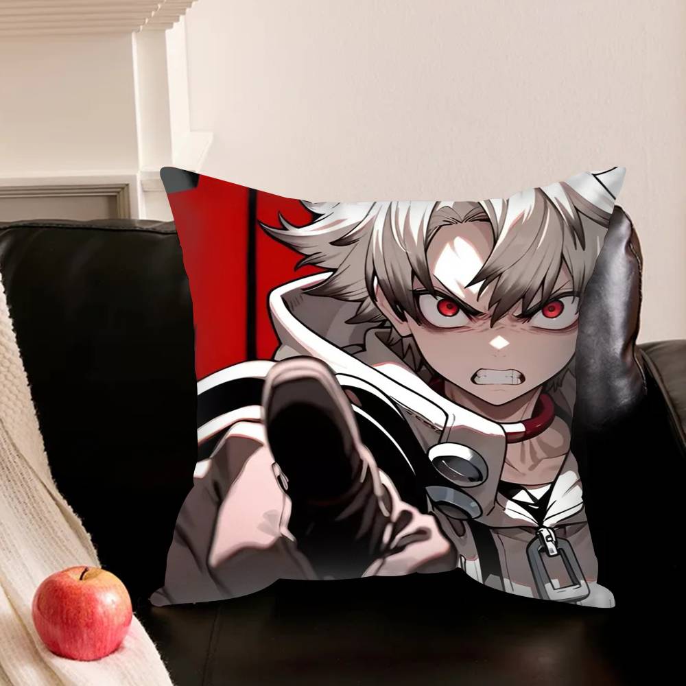 Hot Cool Anime G-Gachiakutas Pillowcase For Sofa Room Office Decor Printing Protector Cushion Cover Valentine Gift Custom