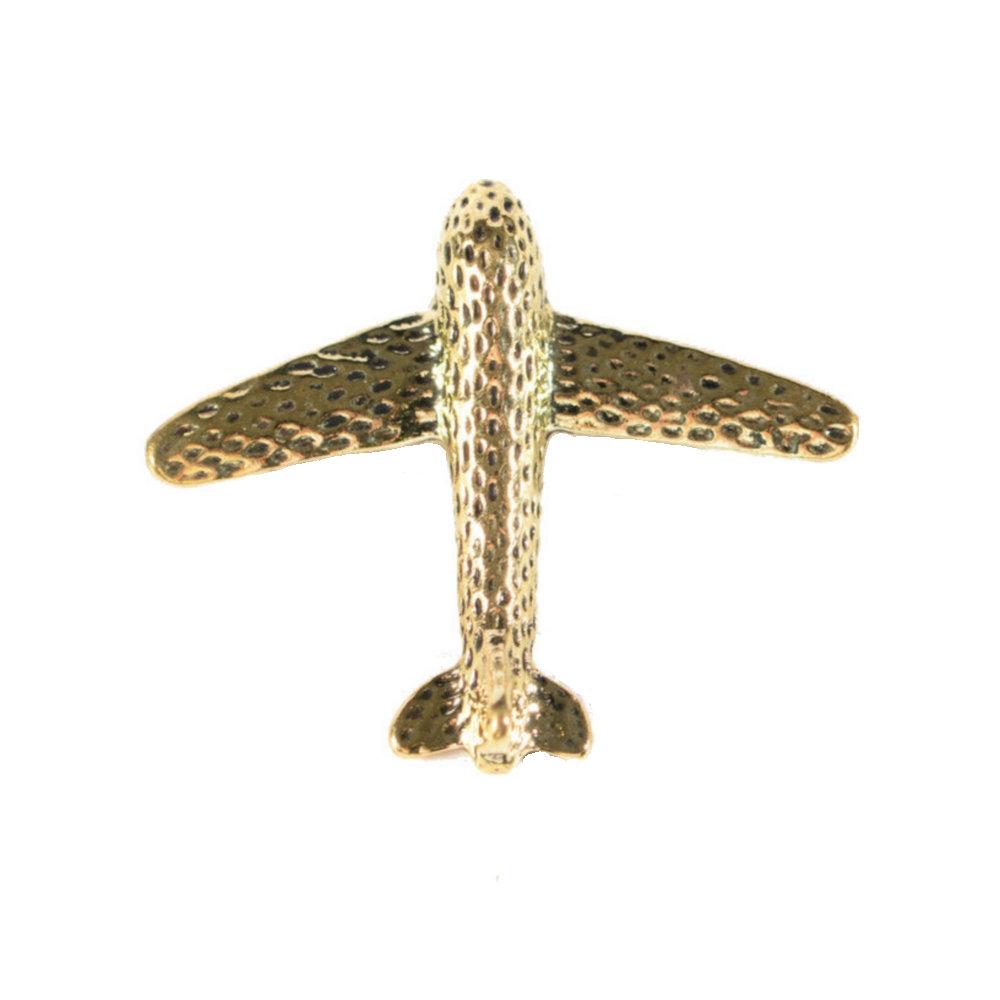 

Минималистичный дизайн брошь в виде самолета, пальто, модный и универсальный кардиган, булавка, цветок на груди золотой
