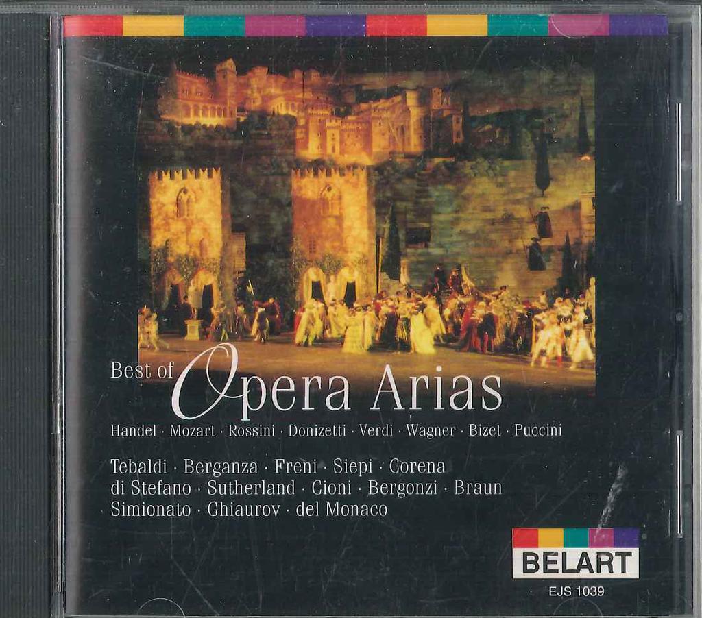 CD RENATA TEBALDI (SOPRANO), CESARE SI - A Collection of Gems of Opera Arias EJS1039 BELART Japan Classical Used
