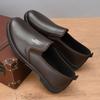 Spring and summer men's casual leather shoes waterproof and oil-proof chef shoes soft-soled non-slip work shoes hotel work leather shoes men