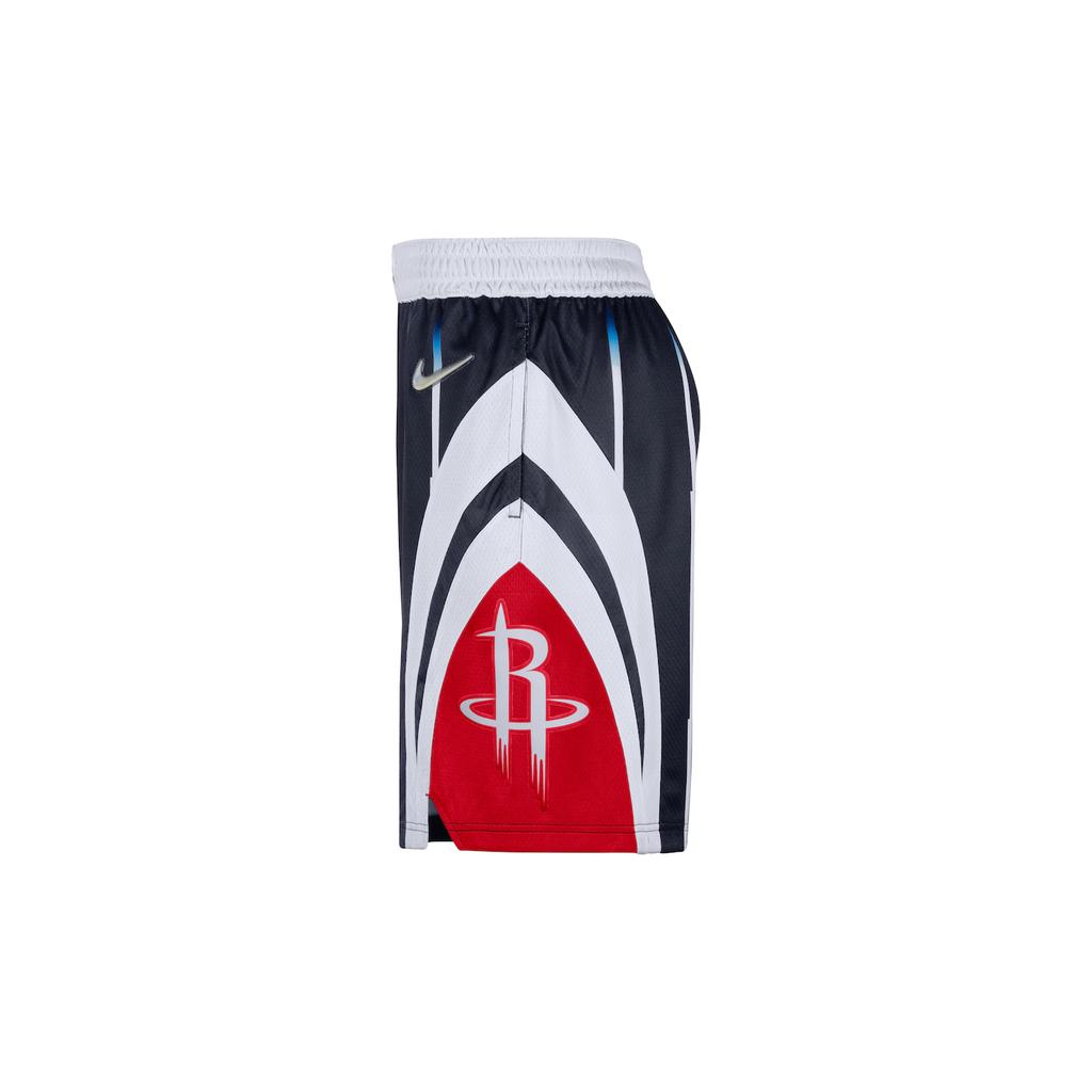 Nike Houston Rockets 75th Anniversary City Edition Quick-Dry Fitted Stretch Mid-Rise Fan Version Shorts Unisex Shorts Dark-Blue DB4135-419