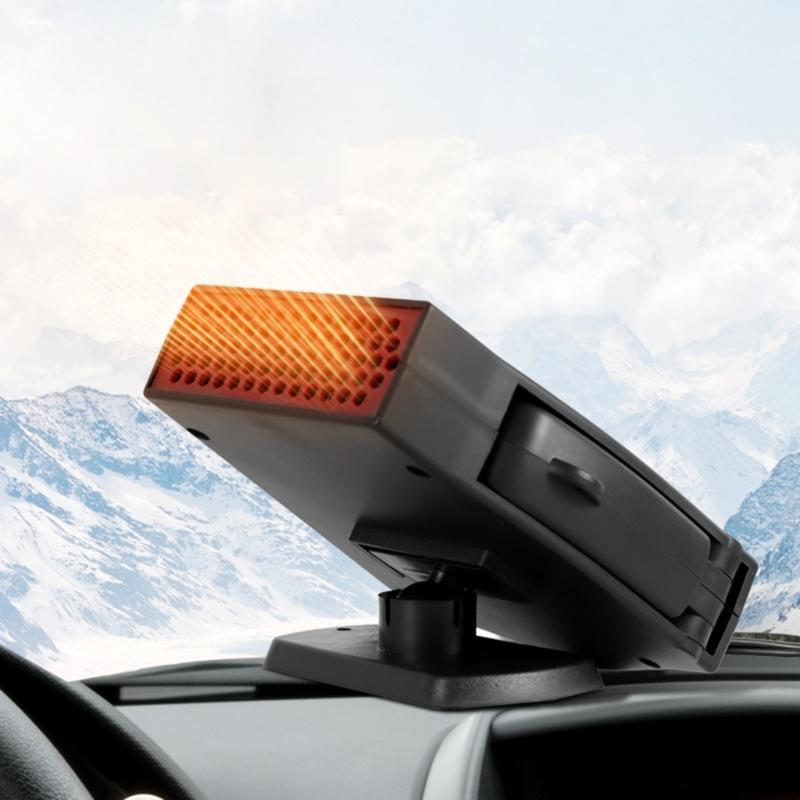 Car Demister Defroster Warm Air Blower Electric Window Heating Dryer Fan Heater