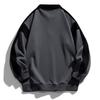 Men's Retro Color Block Half-Zip Sweatshirt with Collar Long Sleeve Loose Fit Casual Pullover