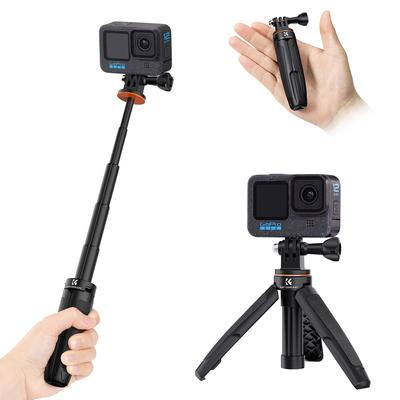 Concept Mini Tripod for Selfie Compact and Free 2kg Load Action GoPro Vlog Compatible with GoPro Osmo 360 K&F GoPro, Stick, 32cm, Lightweight,