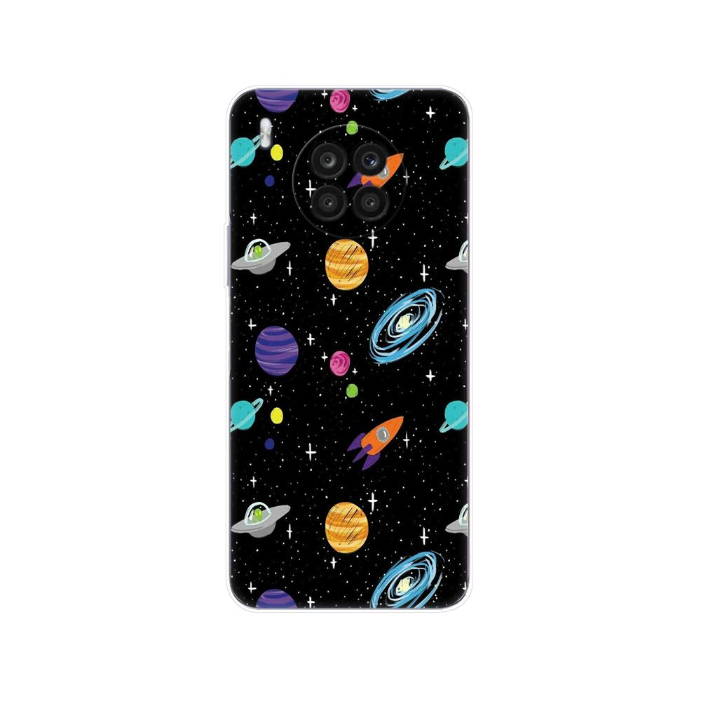 For Honor 50 Lite Case 6.67 Inch Back Phone Cover For Huawei Honor 50 Lite 50Lite Light Silicon Soft TPU Protective Bumper Coque