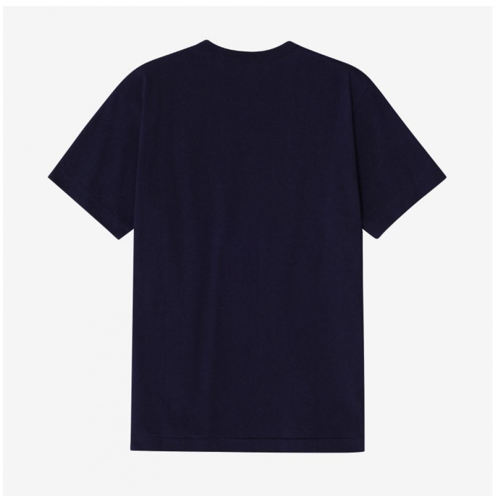 Comme DeS Gar OnS Play Double HearT Wappen Men S ShorT Sleeve T ShirT p1T226 2 Ax T226 051 2