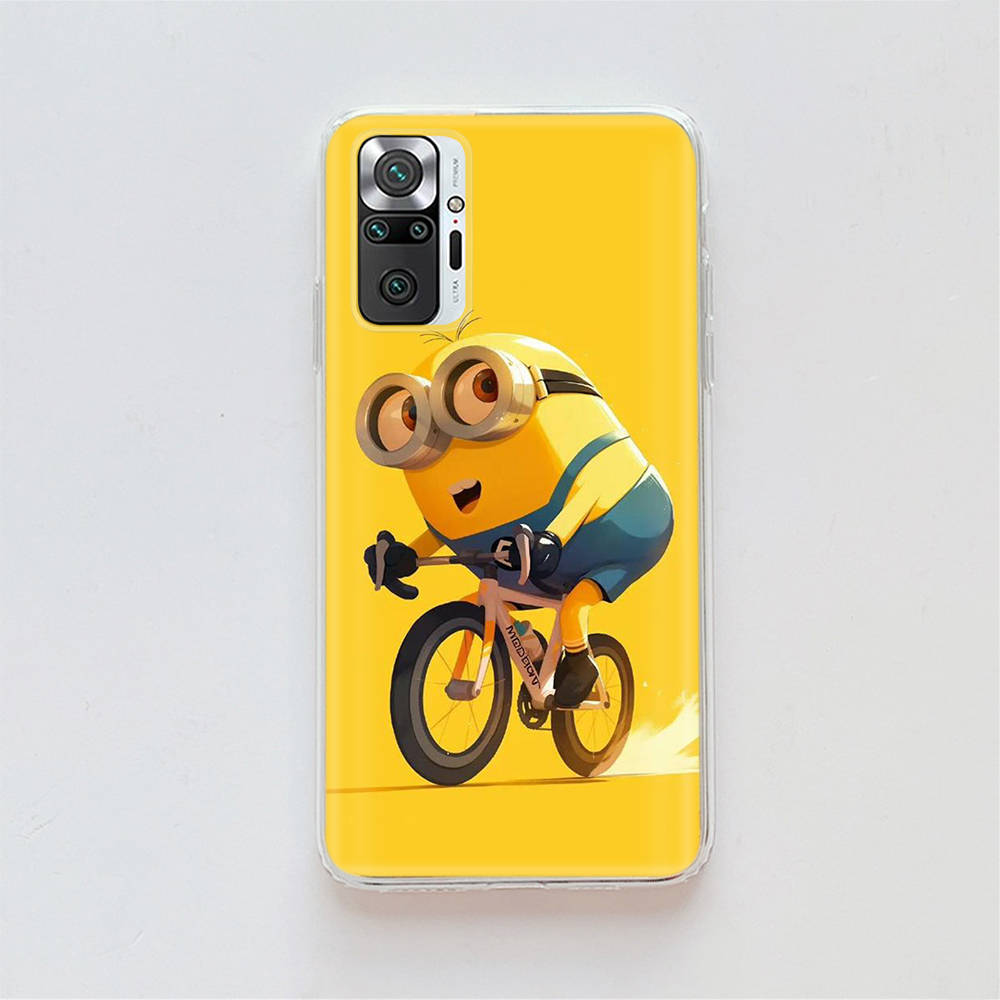 Husă Transparentă pentru Samsung A04 A14 A23 A34 A54 M23 M33 M52 M53 Realme Narzo 50 50I 50a Prime C35 C55 C30S 10 9 Pro M-77 Desene Animate Minioni