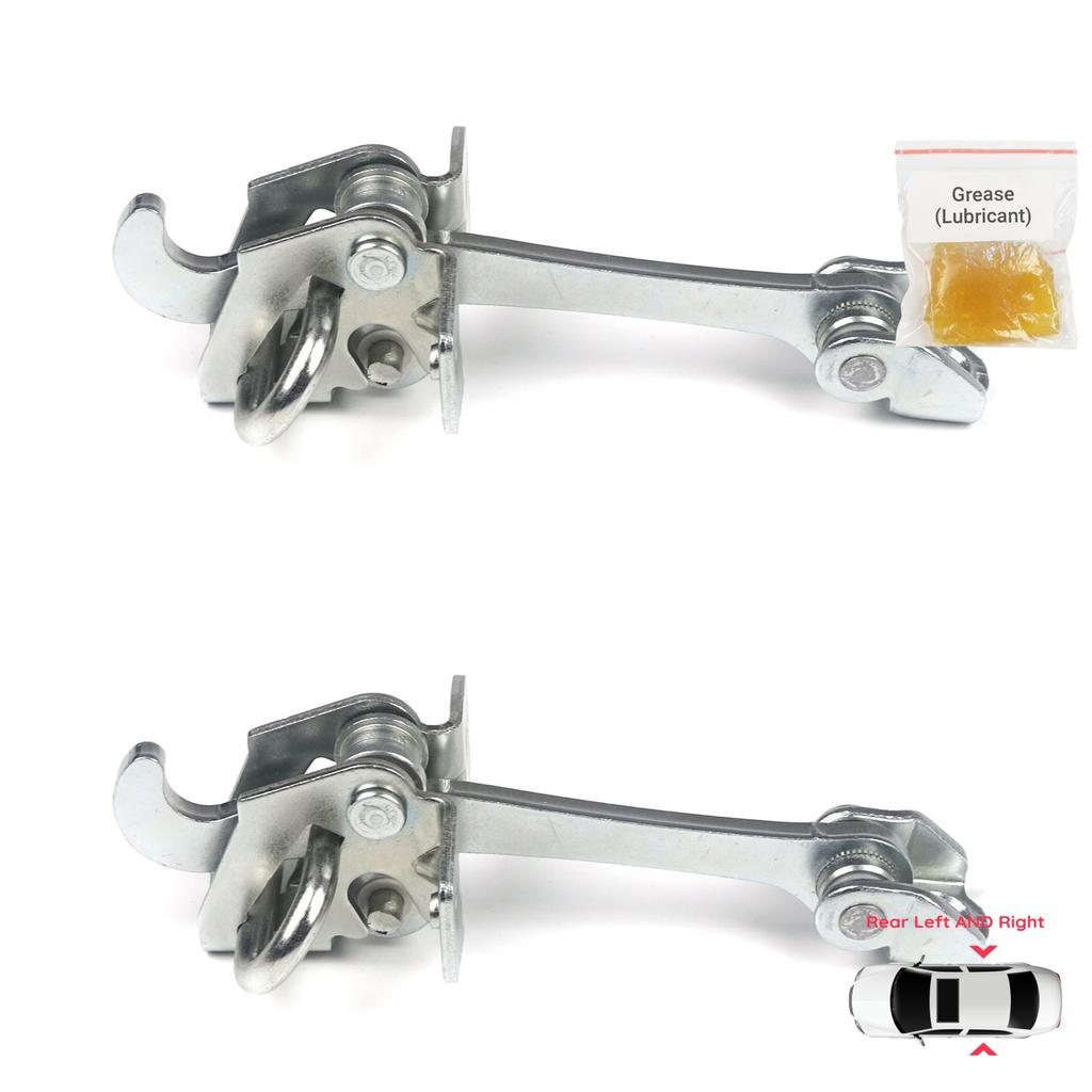 BDP718-1 2 Pezzi Cerniera Porta Posteriore Sinistra E Destra Fermo Limitatore Cinturino per Vauxhall Opel Astra G 1998-2009 Zafira A 1999-2006 160243