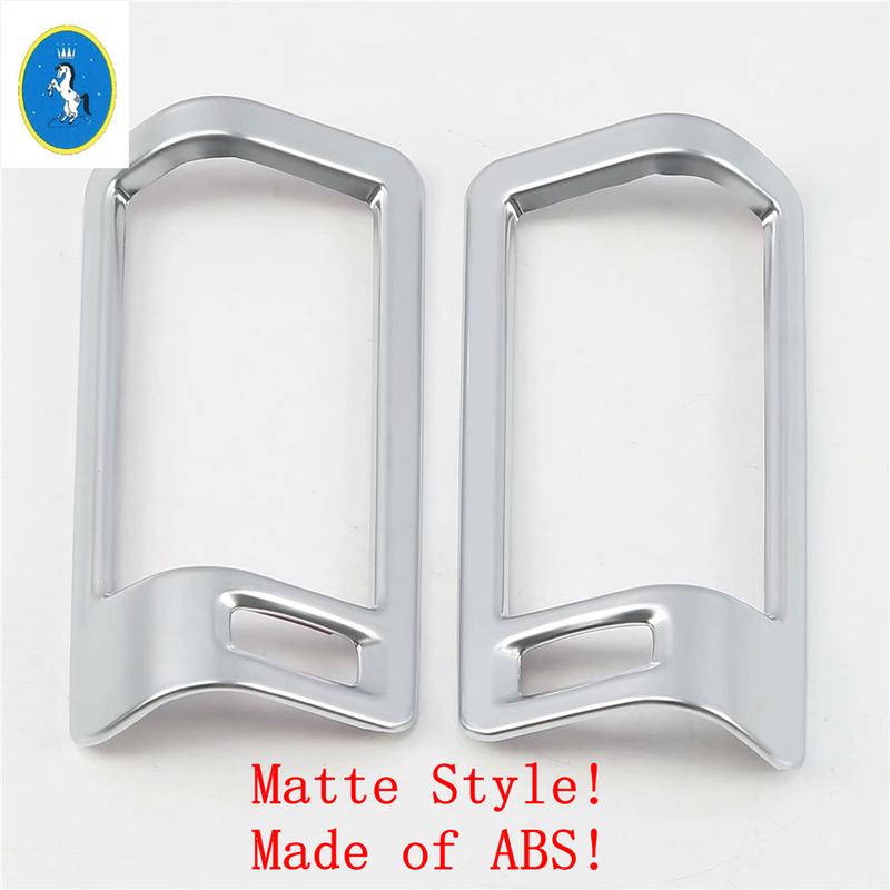 Pillar B Air Condition AC Outlet Vent Frame Cover Trim For Volvo V90 Cross Country S90 2017 - Carbon Fiber Matte Accessories