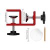 0-25mm Woodwork Clamp Closure Scriber Wardrobe Marking Clamping Jig Aluminum Alloy Fixing Clip for Carpentry Woodworking