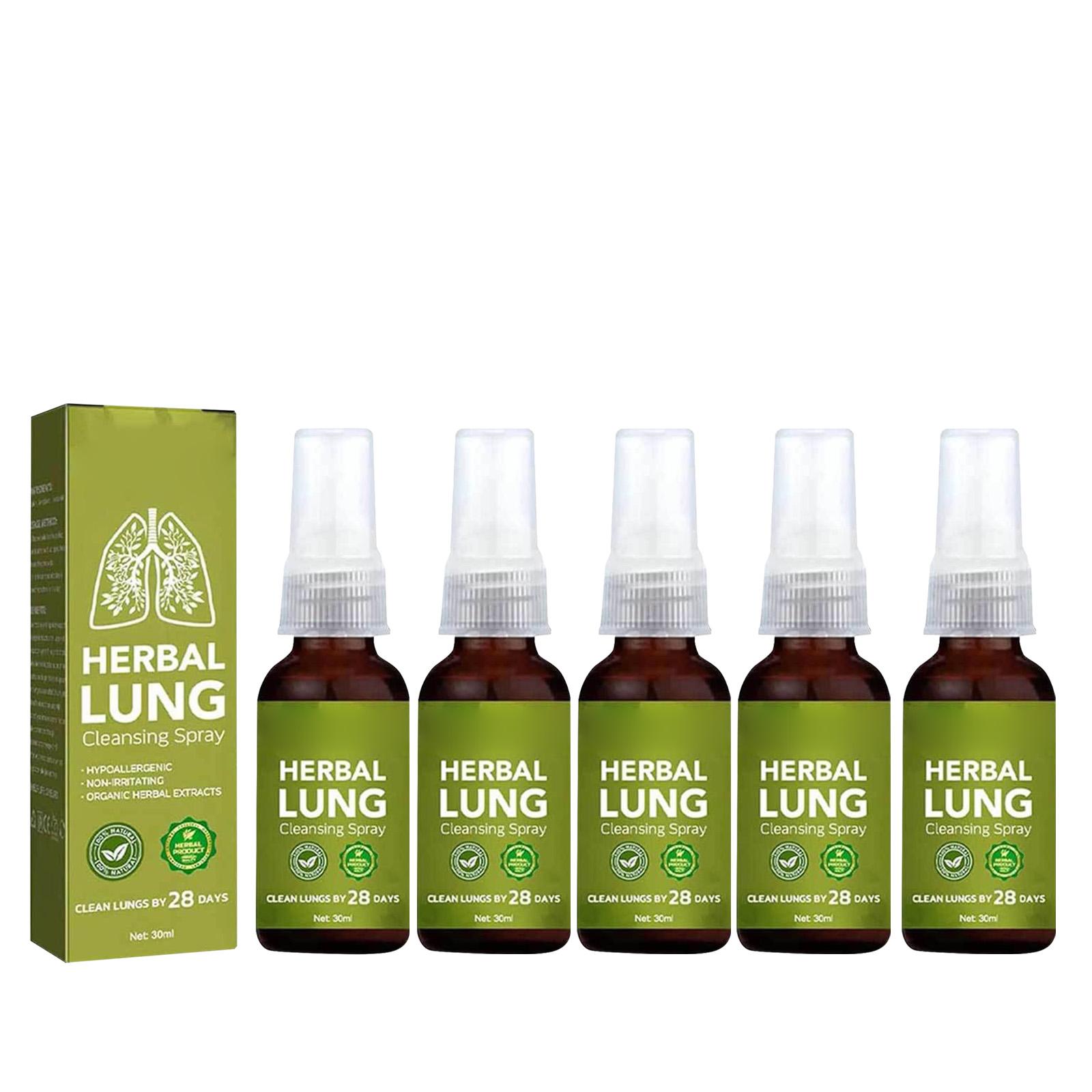 

Breath Cleaning Herbal Body Cleansing Spray Naturally Clean And Detoxify Cough And Reduce Mucus 30ml(2/3/4/5pc) One Size