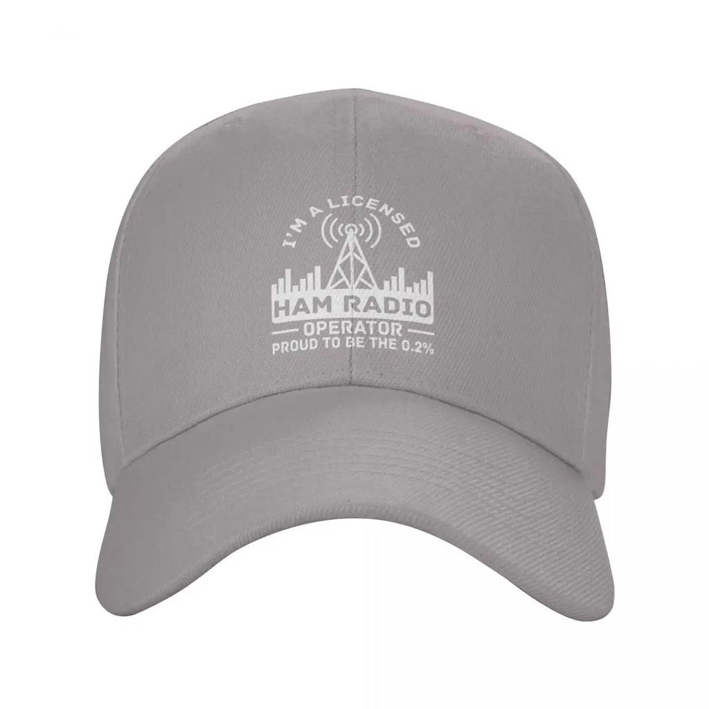 Custom Licensed Ham Radio Operato Baseball Cap for Unisex Women Breathable Dad Hat Outdoor Snapback Caps
