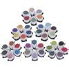 36Pcs Ink Pads Set Drop Shape DIY Portable Colorful Art Painting Stamp Accessories