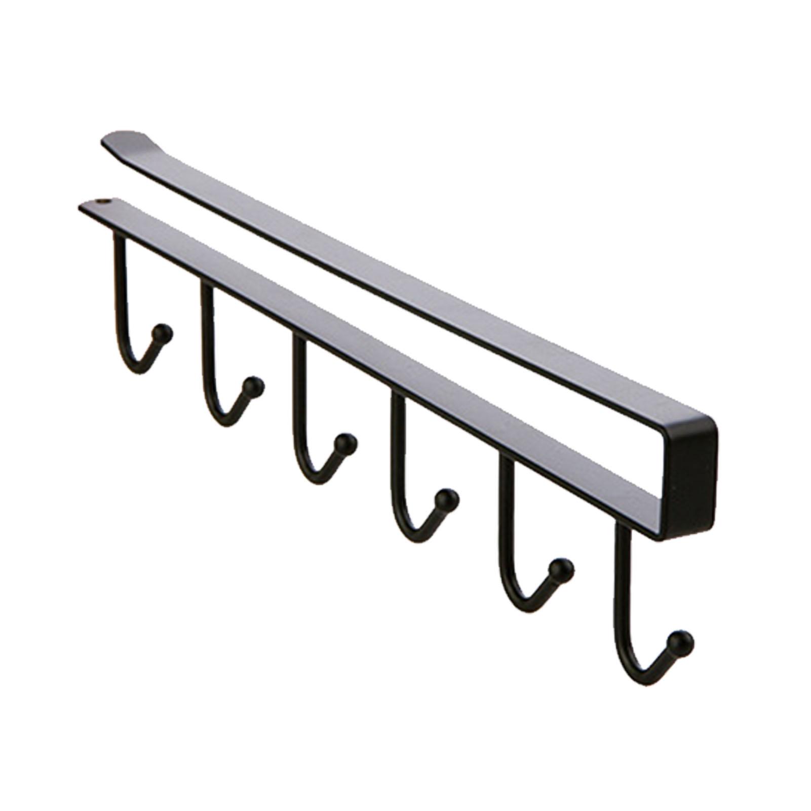 

Кружки Чашки Бокалы Крючки для хранения Кухонная утварь Галстуки Ремни Шарф Подвесная крючковая стойка Держатель Под шкаф Шкаф чёрный