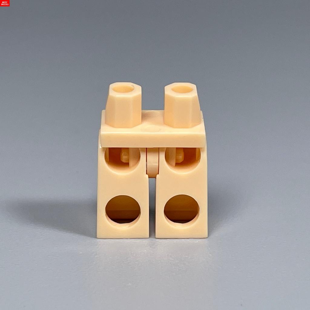 Non-Toxic Moc Bricks Brown Color Series Earth Tones Body Part Legs Combined Pants 4Cm Figure Assembles Particles Building Blocks Toys