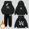 DJ Alan Walker Men's Fleece-Lined Hoodie and Sweatpants Set