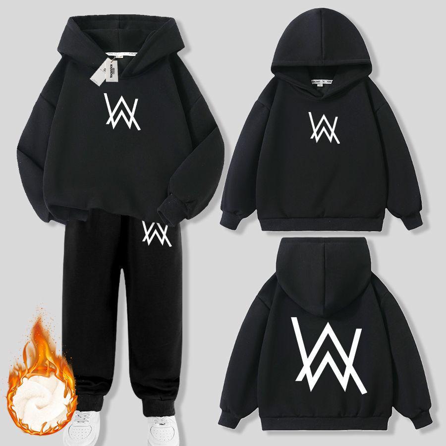 DJ Alan Walker Men's Fleece-Lined Hoodie and Sweatpants Set