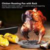 1 Piece Chicken Grill Stainless Steel Nonstick Thickened Metal Chicken Grill BBQ Accessories BBQ Cooker and Grill for Outdoor Parties