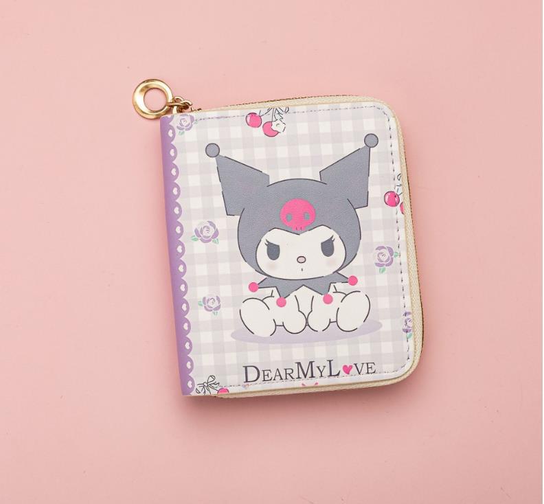 New Cartoon Anime Cute Zipper Wallet - Women's Coin Purse & Card Holder