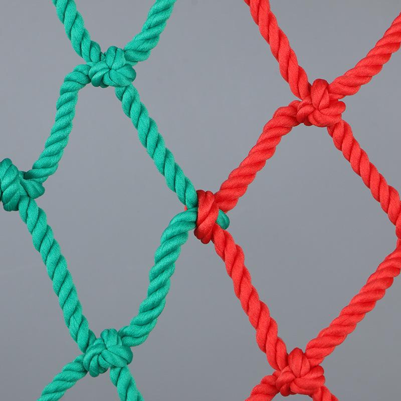 Colorful Polyester Safety Net for Kids: Decorative Climbing & Staircase Railing Net for Indoors and Outdoors