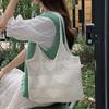 Bohemian Style Knitted Shoulder Bag Hollow Out Reusable Grocery Bag Woven Shopping Bag  Streetwear