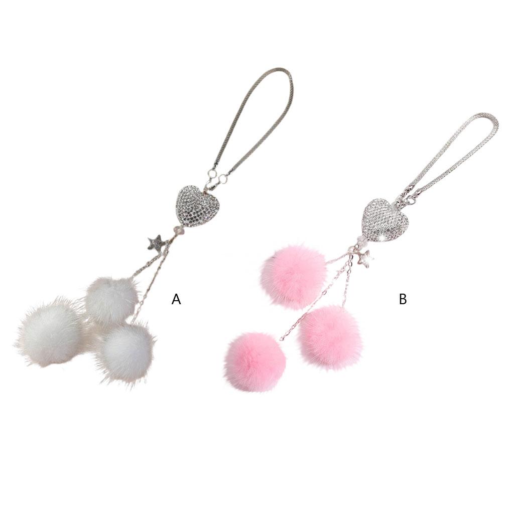 Mirror Ornament Interior Pendent Zinc Alloy Vehicle Accessories for Women Rear View Hanging Decor Car Supplies