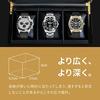 IGIMI Luxury Wooden Watch Box with Holds 3 Compatible with Regalo Nero Black IG-ZERO 40A-1W Window, Watches, (IG04020301001)