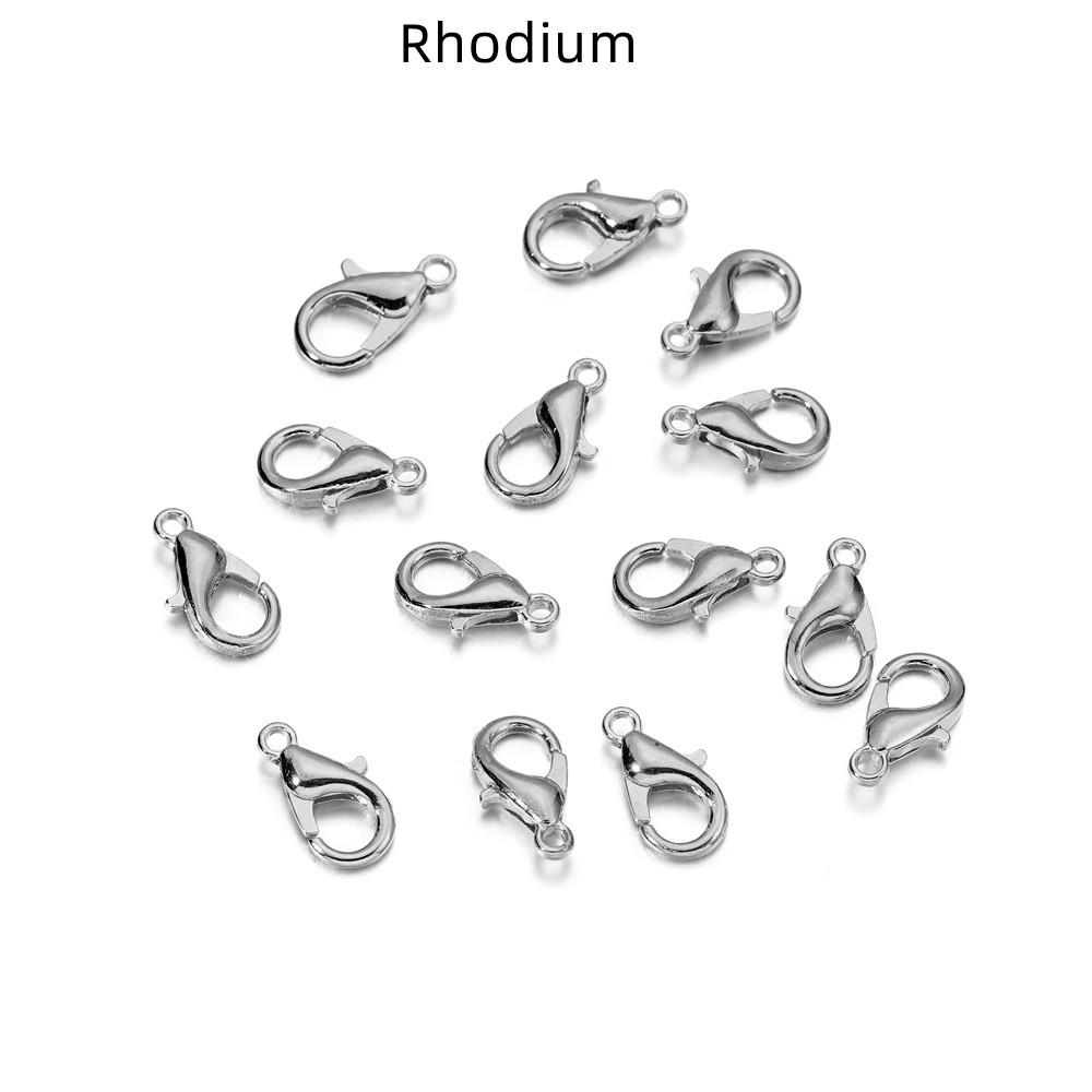 50pcs/lot Jewelry Findings Alloy Lobster Clasp Hooks For Jewelry Making Necklace Bracelet Chain DIY Supplies Accessories
