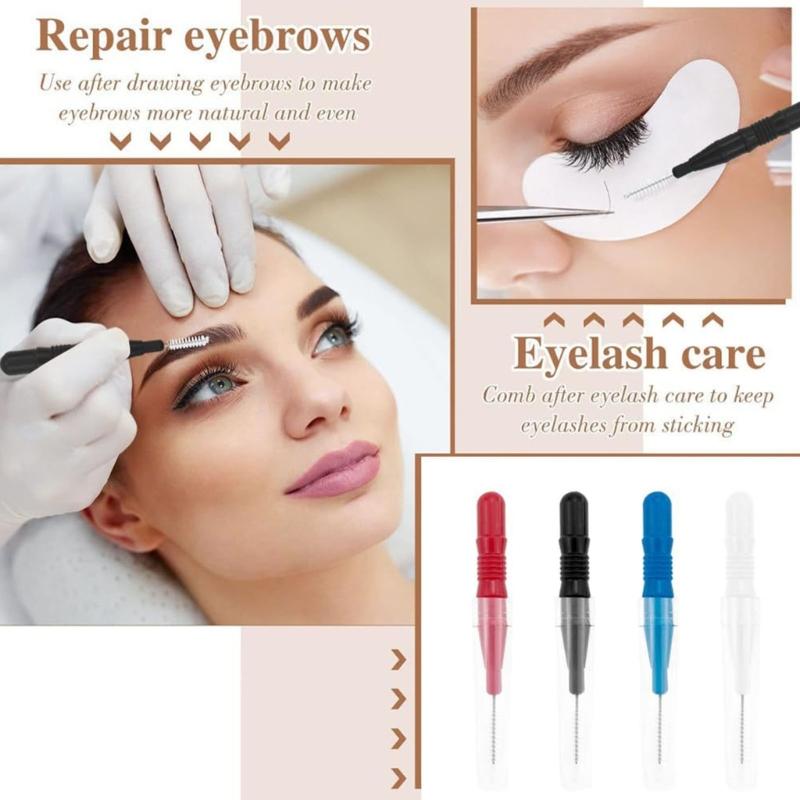 30/30/60PCS Eyebrow Brushes With Caps Eyebrow Grooming Tool Eyebrow Spoolie For Brow Lamination And Makeup Detailing