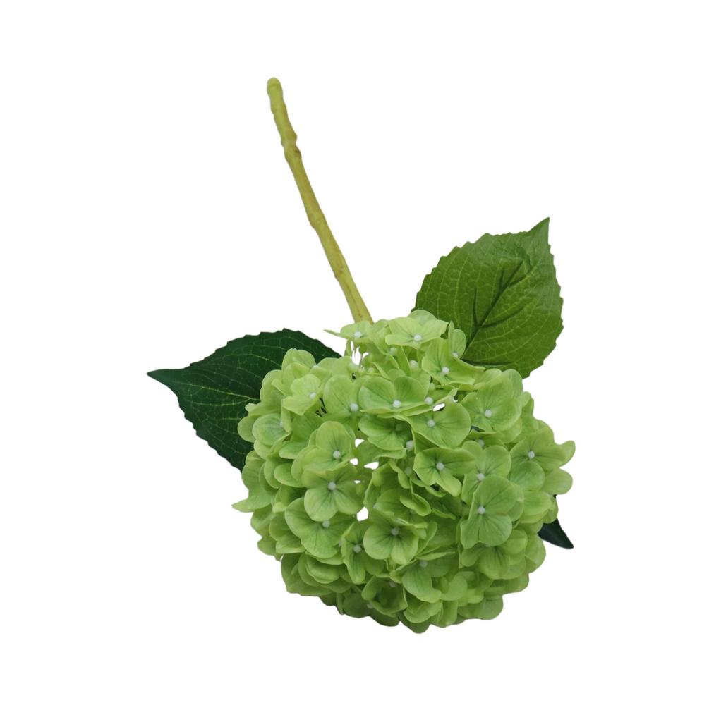 Große realistische Haptik Hortensie: Feuchtigkeitsspendende Künstliche Hochzeits-Blumendekoration