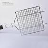 Grilling Basket Non-Stick Barbecue Basket Heavy Duty BBQ Tools Grill Basket for Meats Fish Vegetables Steak