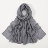 New Muslim Modal Hijab Rayon Cotton Shawls For Women Plain Scarf Big Size Headscarf Wraps Islamic Turban Headband 170*75cm