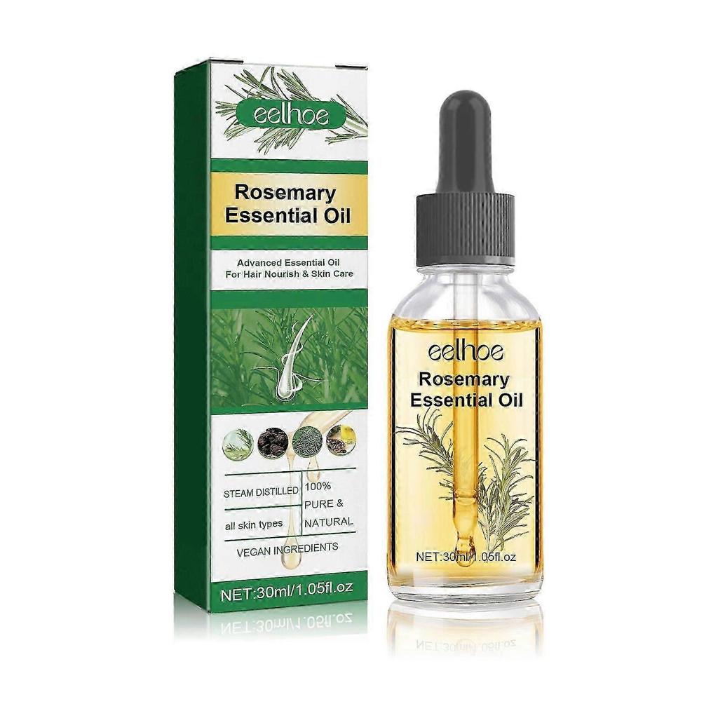 Olio Ristoratore al Rosmarino per Capelli per la Crescita e il Nutrimento Condizionamento Profondo, Riparazione delle Punte Secche, Sollievo dallo Stress e Capelli più Lisci per Tutti i Tipi di Capelli
