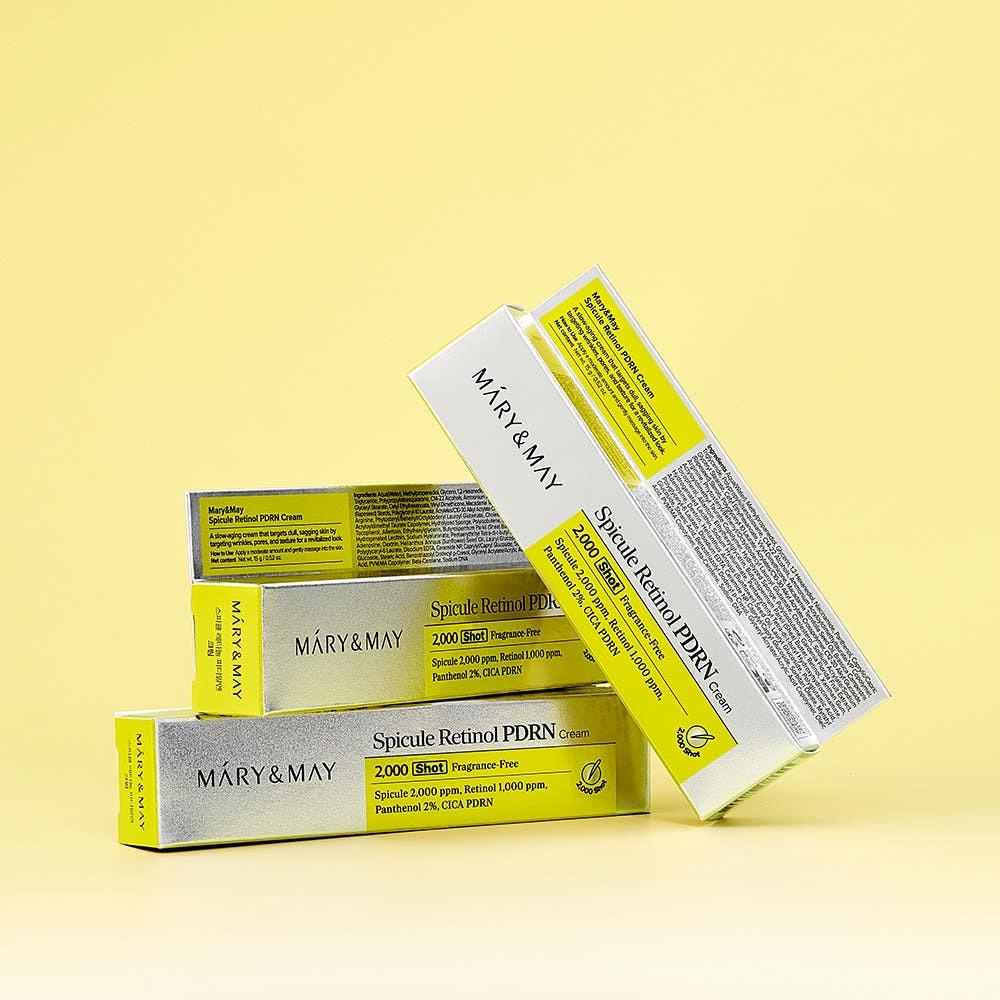 Mary&May Spicule Retinol PDRN Cream Smoothing Firming 15g Pore Refining Care