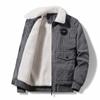 Warm Parker Jacket Men Autumn Winter Lambswool Loose Casual Jacket Men Fashion Corduroy Coat Thick