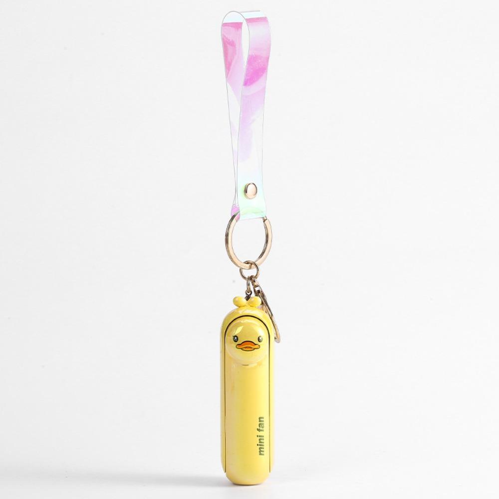 

Мини складной вентилятор с 3 скоростями, легкий ручной вентилятор, маленький карманный вентилятор-брелок, для кемпинга жёлтый