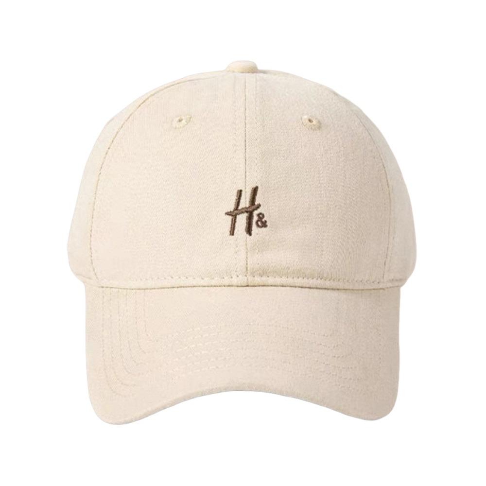 Shows Face Small Sun Visor Hats H Letter Hip Hop Hat Fashion Duckbill Cap  Spring Summer Autumn