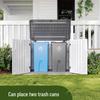 Outdoor HDPE Garden Storage Cabinet for Tools and Sundries