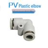 PV High-Quality Gray Plastic Elbow Quick Connect Air Hose Fitting