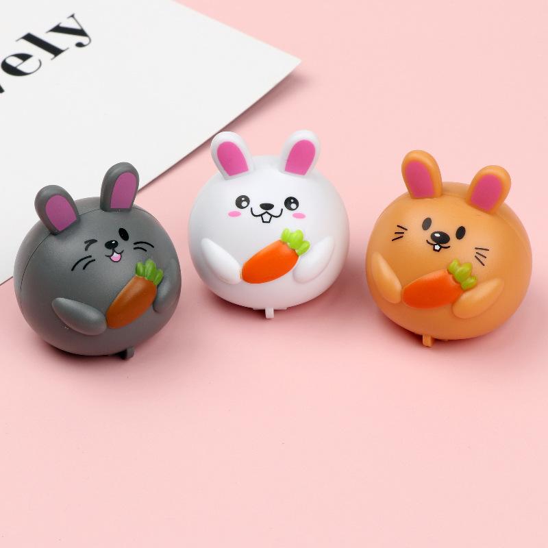5Pc Cute Carrot Rabbit Pull Back Cars Toys For Kids Birthday Baby Shower Party Favors Happy Easter Party Souvenir Pinata Fillers