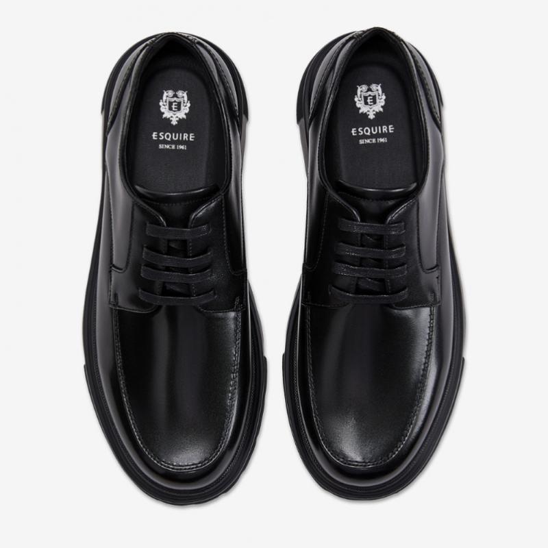ESquire Men S Comfort Urban Clipper Stitched dreSS Derby Black
