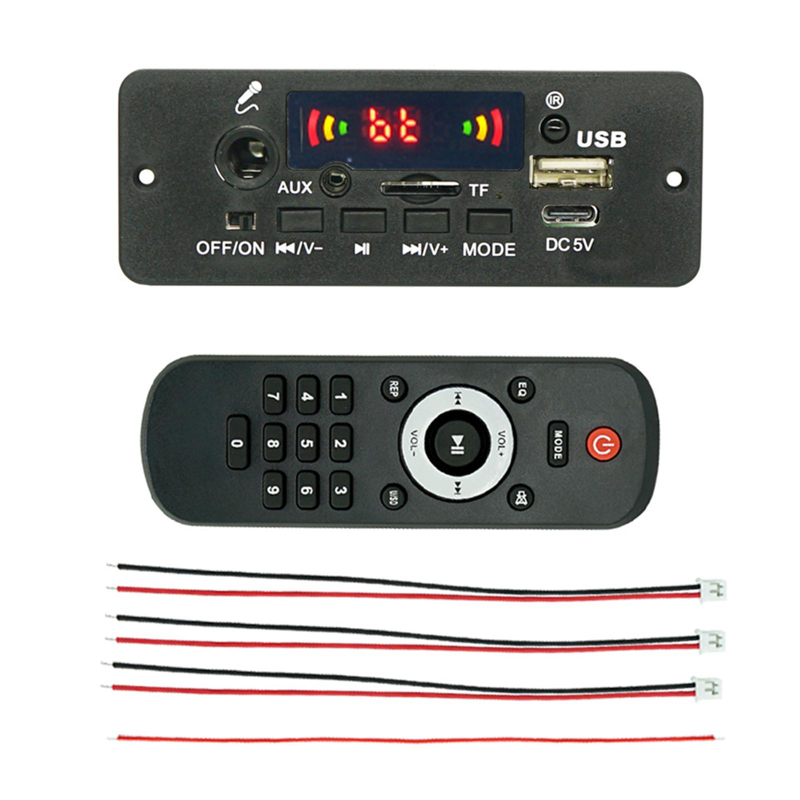 

Автомобільний MP3-плеєр USB-модуль запису MP3-декодери Плата Бездротовий Bluetooth-сумісний модуль декодування Світлодіодний дисплей C