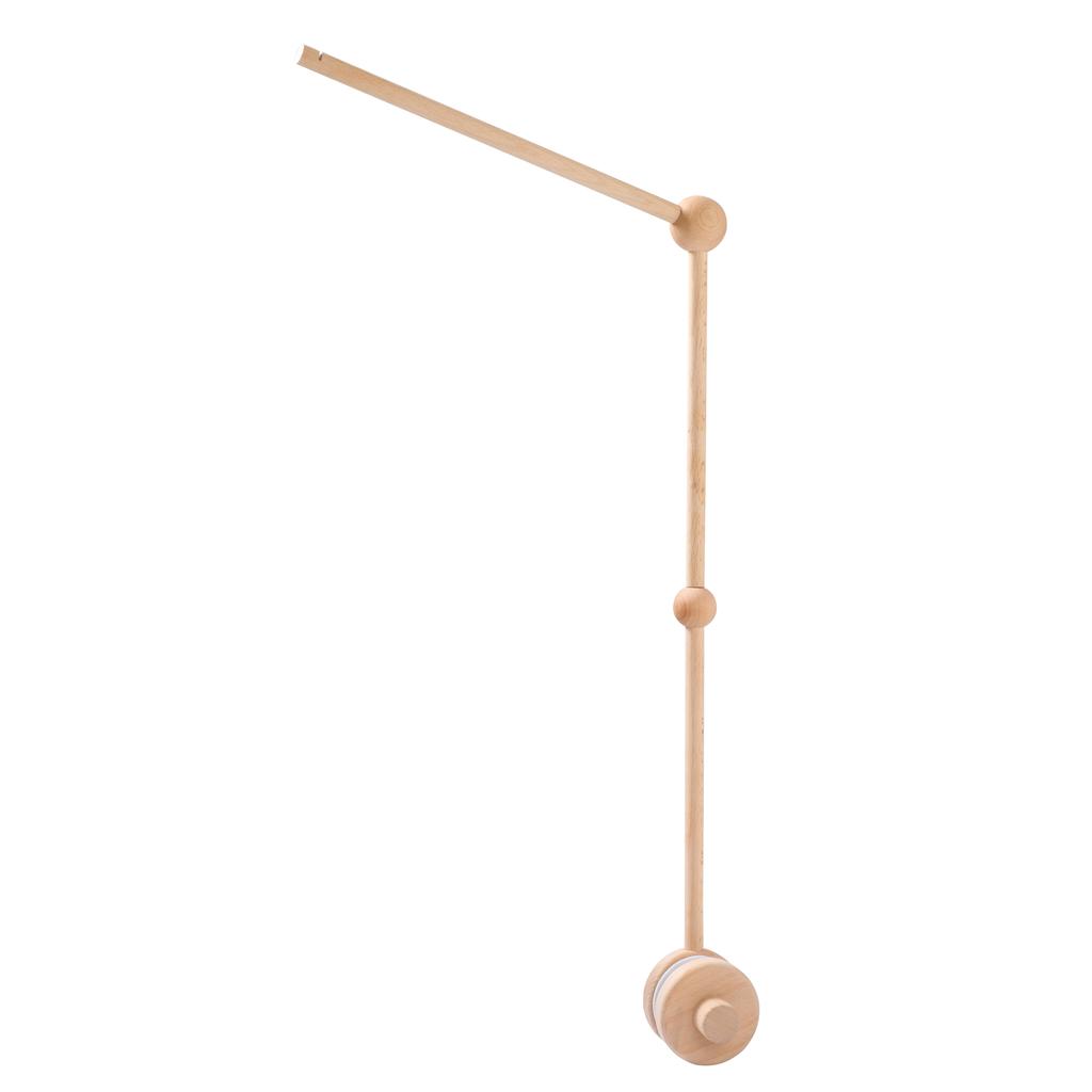 Baby Wooden Bracket Bed Bell 0 6 Months Toy Bracket Accessories Hanging Bracket Soft Mobile On The Bed Baby Room Decoration Crib
