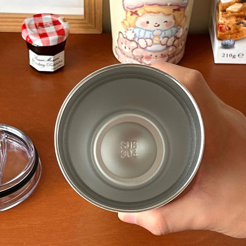 Original~ High-Value Thermos Cup Women'S Water Cup Large Capacity 304 Stainless Steel Coffee Cup Free Cup, Cup